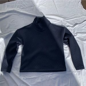 NEVER been worn.  New Balance pullover w adjustable waist band.  Navy